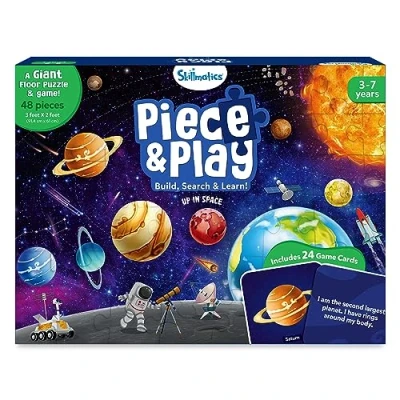 Image of Skillmatics Floor Puzzle &amp; Game Piece Play Space, Jigsaw Toddler Puzzles, Educational Toy, Gifts for Boys Girls Ages 3, 4, 5, 6, 7 (48 Pieces, 2 x 3 feet)