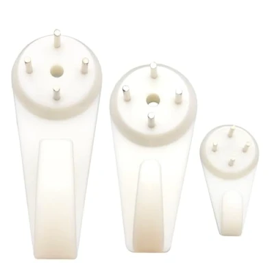 Image of Non Trace Picture Frame Hooks, 30 PCS Hanging Kit Assorted Photo Hooks Hard Wall Hanger Hook White Set for Drywall Concrete Plasterboard Walls