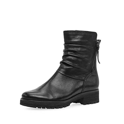 Image of Gabor Comfort 52.092. Classic ankle boots, Women&#039;s, Size: 5, Schwarz mel Leather/nylon