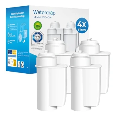 Image of Waterdrop Coffee Filter, Replacement for Brita Intenza, 1016723, 575491, Bosch TCZ7003, TZ70003, TCZ7033, 467873, Fits Siemens, Bosch, Neff, Gaggenau Maker (4)