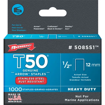 Image of Arrow Staples 1406 T50 x 5/16&quot; 1250 Pk
