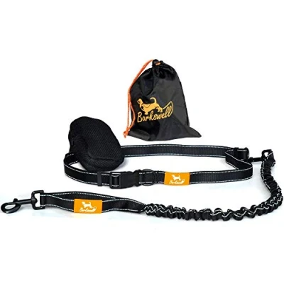 Image of Barkswell Hands Free Dog Lead for 2 Dogs Running Two Dogs/Dog Walking Belt Multiple