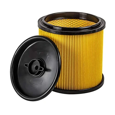 Image of Vacmaster Standard Cartridge Filter &amp; Retainer for Use With 5 to 16 Gallon Wet/Dry Vacs