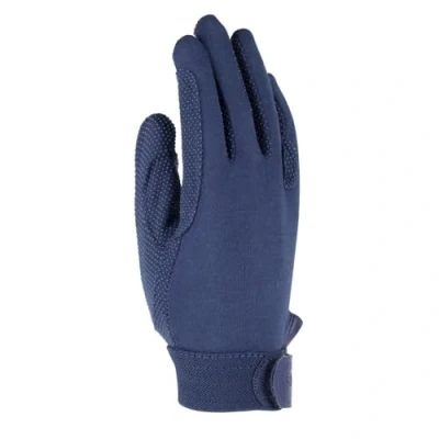 Image of Shires Childrens Newbury Riding Gloves 880C, Navy, XS