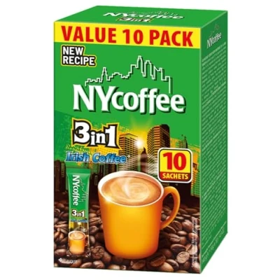 Image of NY Coffee 3in1 Irish Sachets 140g (10 Sachets)