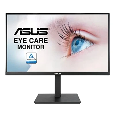Image of Asus Eye Care VA27AQSB 27 Zoll WQHD Monitor Rahmenlos, ergonomisch, Flicker Free, Blaulichtfilter, Adaptive Sync 75 Hz, 16:9 IPS Panel, 2560x1440 DisplayPort, HDMI, USB Hub