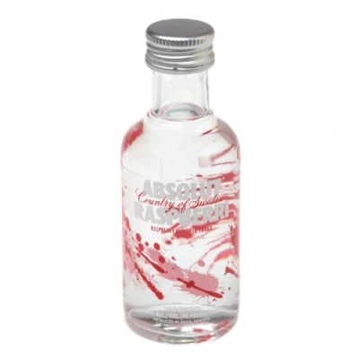 Image of Absolut Raspberri Vodka Miniature 5 cl (Case of 12)
