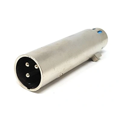 Image of MainCore 3 Pin XLR Male to DMX 5 Female Socket Plug Adapter Joiner Extender for Cable Lead Cord