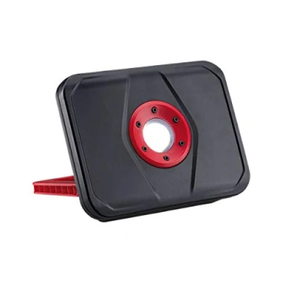 Image of Paulmann 94287 Worklight Outdoor LED Battery Powered luminaire Rectangular incl. 1x5 watt Mobile Light Black, red lamp Plastic Cable Free 6500 K