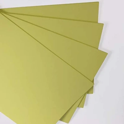 Image of A4 Light Yellow Card 50 Sheets Daffodil 160gsm Coloured Printer Photocopier