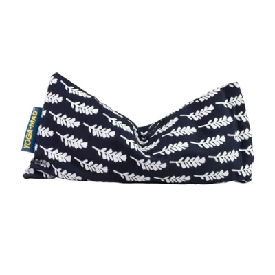 Image of Yoga Mad Eye Pillow 100% Organic Cotton Lavender &amp; Linseed FIlled Stress Relief Bag for Aromatherapy, Relaxation and Tired Eyes