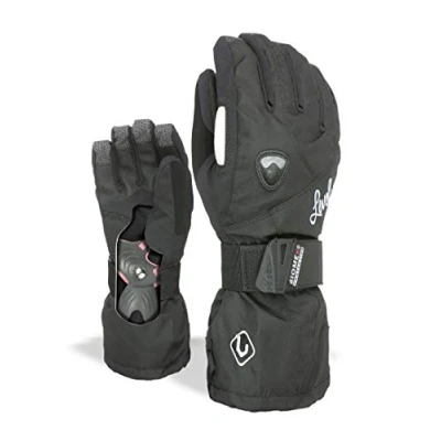 Image of Level Water Resistant Butterfly Women&#039;s Outdoor Gloves available in Black Size 7
