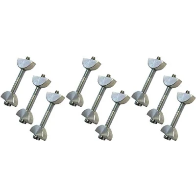 Image of Unika Slimline Toggle Bolt for Compact Laminate Kitchen Worktop Connecting Bolts 9 Pack
