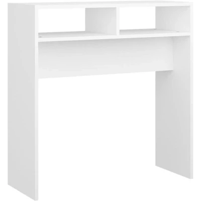 Image of vidaXL Console Table White 78x30x80 cm Engineered Wood