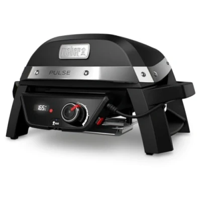 Image of Weber 81010079 Pulse 1000 BBQ, Aluminium, Black/White