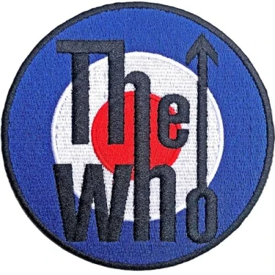 Image of The Who Patch Target Band Logo Bordered Official Embroidered woven iron on Taglia unica