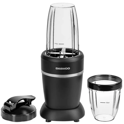 Image of Daewoo Samurai Ultra Blend Pro 1000W Personal Blender, On the Go Smoothie Maker, Ice Crushing, Portable with 600ml &amp; 300ml Cups Ideal for Fitness, Work Meal Prep