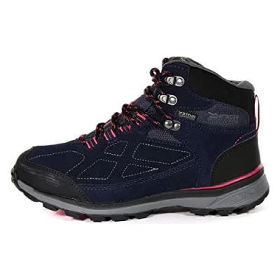 Image of Regatta Women&#039;s Ldy Samaris Suede Hiking Boot, Blue (Navy/Duchess 3yj), 4 UK