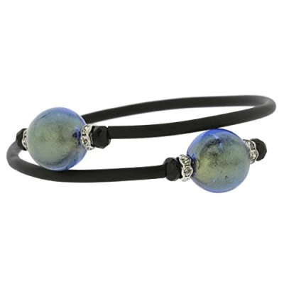 Image of GlassOfVenice Murano Glass Venetian Glamour Bracelet Royal Blue