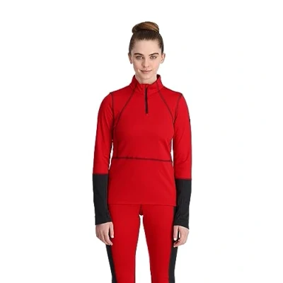Image of Spyder Charger 1/2 Zip Women Baselayer, Pulse, M