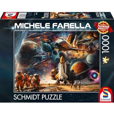 Image of Schmidt Michele Farella: The Fascination of Space Travel (1,000 Pieces) Jigsaw Puzzle Ages 14+ 1+ Players