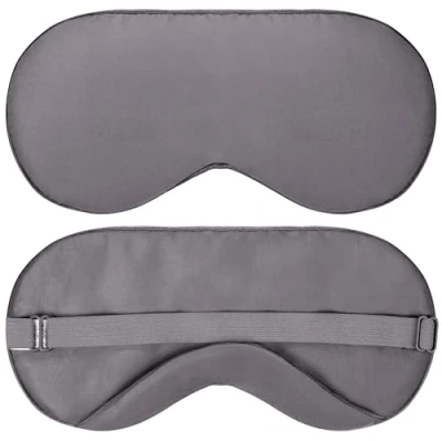 Image of 100% Bamboo Viscose Sleep+mask Eye Mask Sleeping Mask, Sleep Men, Light Blocking Masks for Women Shade Cover Travel Night Blindfold Pillow Blackout Eyemask