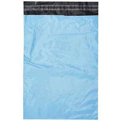 Image of Triplast 10 x 14 Inch Plastic Mailing Postal Bag Baby Blue (Pack of 100)