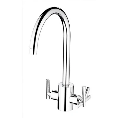 Image of Bristan AR SNKPURE C Artisan Kitchen Sink Tap with 3in1 Operation Instant Cold Filtered, Hot and Water Supply, Chrome