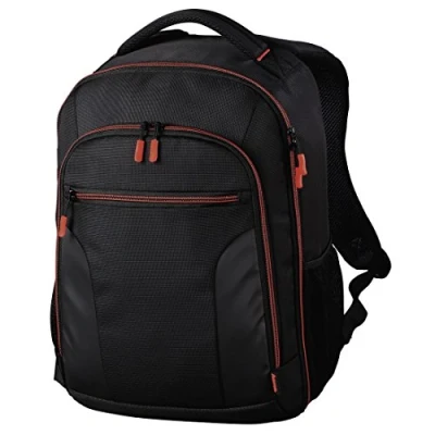Image of HAMA Miami 190 DSLR Camera Backpack Black &amp; Red,