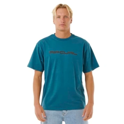 Image of RIP CURL Men&#039;s Dosed Up Tee T Shirt Top Trekking Green