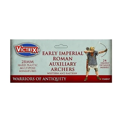 Image of VICTRIX Early Imperial Roman Auxiliary Archers 24 Figures 28mm Plastic Miniatures Warriors of Antiquity