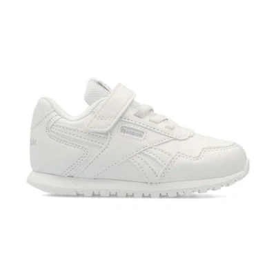 Image of Reebok Classic Glide Elastic TOP Strap Unisex Trainers for kids, Size: 7.5K, Footwear white/grey2 Imitation leather/ textile