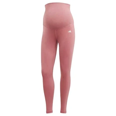 Image of adidas Women&#039;s Yoga 7/8 Leggings (Maternity), Pink Strata, M