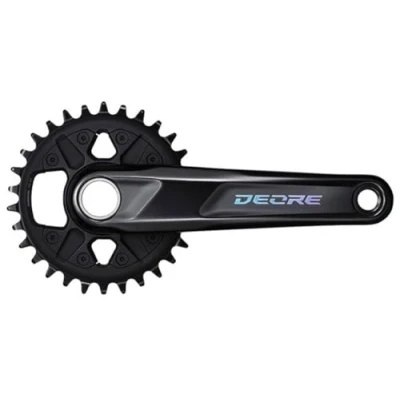 Image of Shimano Deore FC M6120 chainset, 12 speed, 55 mm Boost chainline, 30T, 170