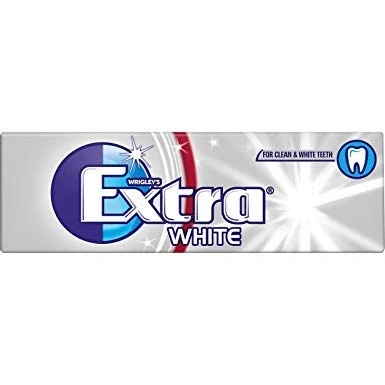 Image of 10 Packs of Original WRIGLEY&#039;S Extra Chewing Gum Fresh Stock (White)