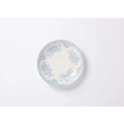 Image of Burleigh ware blue Asiatic Pheasants saucer 14cm