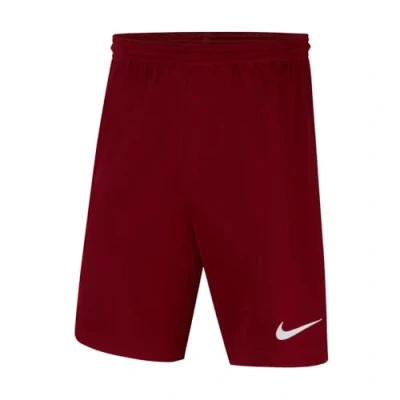 Image of NIKE BV6865 677 Dri FIT Park 3 Shorts Unisex Boys Team RED/White Size XL
