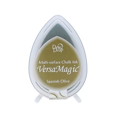 Image of Tsukineko Versamagic Chalk Finish Ink Pad Spanish Olive