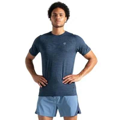 Image of Dare 2b Mens Persist Lightweight Super Soft T Shirt with Reflective Detailing, Q WIC Technology &amp; Anti Bacterial Properties Perfect for Activewear and Working Out