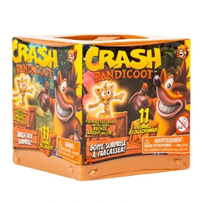 Image of Crash Bandicoot Bandai Smash Box Surprise 6cm Mystery Toy Blind Merchandise Toys For Girls And Boys Characters Collectable Figures