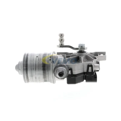 Image of 77364424 Wiper Motor VEMO V24 07 0006 12V Front for left hand drive vehicles Q+, original equipment manufacturer quality FIAT: Panda II Hatchback