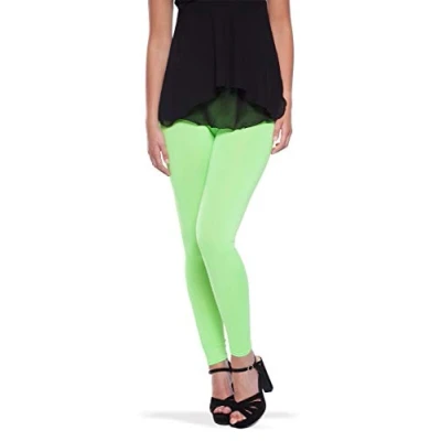 Image of Folat 63553 Halloween Leggings, Solid, neon Green, One Size fits All