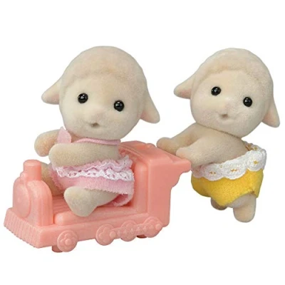 Image of Sylvanian Families Sheep Twins dollhouse playset 5621