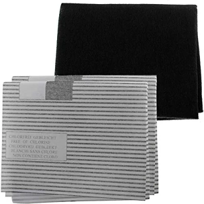 Image of SPARES2GO Carbon + Grease Filter Kit for Tricity Bendix CH650B CH650W Cooker Hood