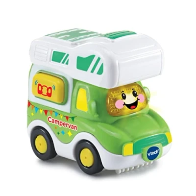 Image of Vtech Toot Drivers Campervan Interactive Toddlers Toy for Pretend Play with Lights and Sounds Suitable Boys &amp; Girls 12 Months, 2, 3, 4 + Years, English Version , 5.6 x 9 8.1 cm
