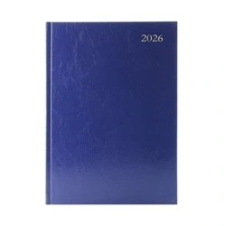 Image of 5 Star Desk Diary Week To View A5 Blue 2026 KFA53BU26