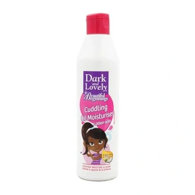 Image of Dark &amp; Lovely Beautiful Beginnings Cuddling Oil Moisturiser Lotion For Hair 250ml