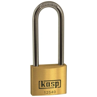 Image of Kasp Premium Brass Padlock 40x63mm Long Shackle