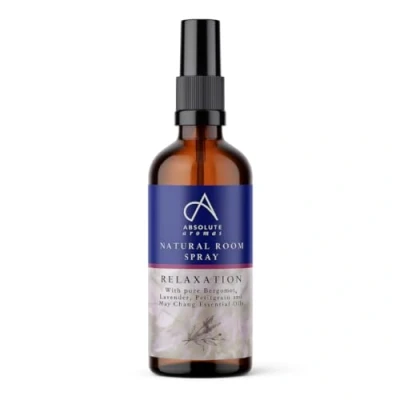 Image of Absolute Aromas Relaxation Room Spray 100ml Natural Spritzer Mist with Lavender, Chamomile, Patchouli and Citrus Essential Oils