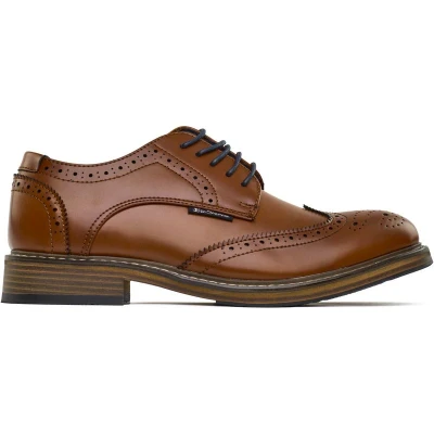 Image of Ben Sherman Mens Triumph Brogue Shoes Tan 8 UK